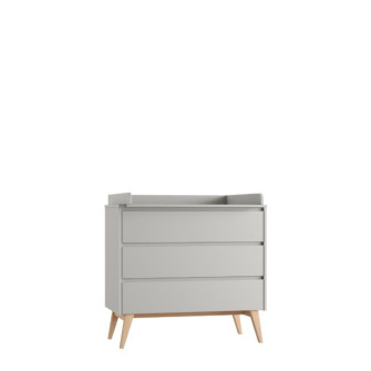 Chest of drawers with 3 drawers (Classy Gray collection)